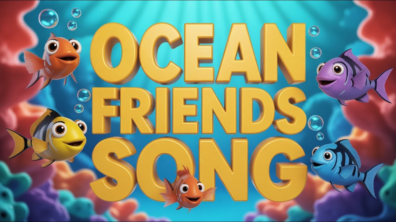 Learn Fish Names Song | Educational Kids Music About Ocean Animals and Sea Learning