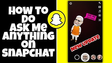 How to do ask me anything on Snapchat story - Android/iphone - New update