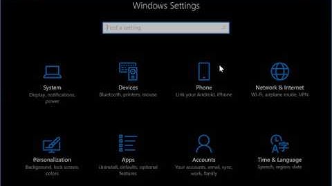 Halo Effect in Windows Settings Build 16257