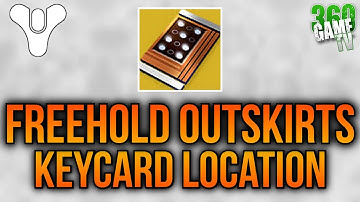 Keycard Freehold Outskirts Location Guide - Exotic Keycard Tutorial - Exotic Chest - Destiny 2