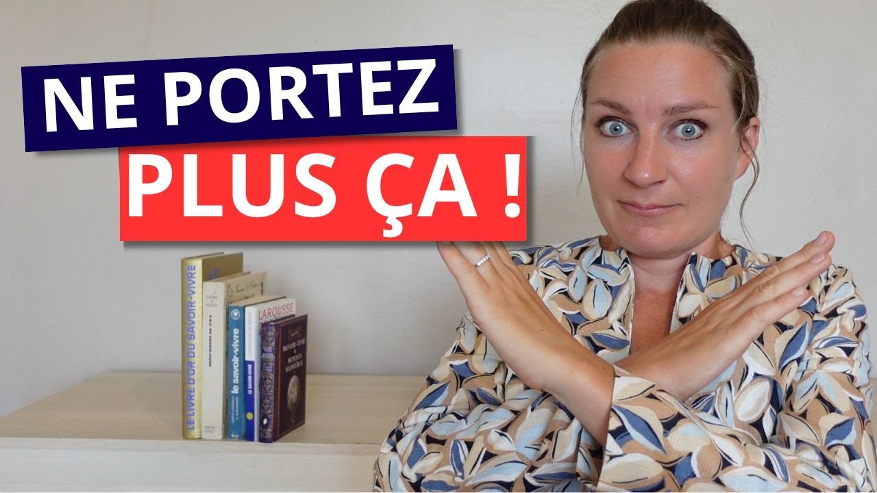 COMMENT ETRE une FEMME ELEGANTE à la RENTREE : 3 PIEGES à EVITER !