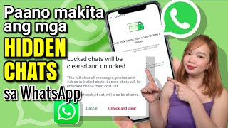 PAANO MAKITA ANG MGA HIDDEN CHATS SA WHATSAPP | Riencyll Cabile screenshot 2