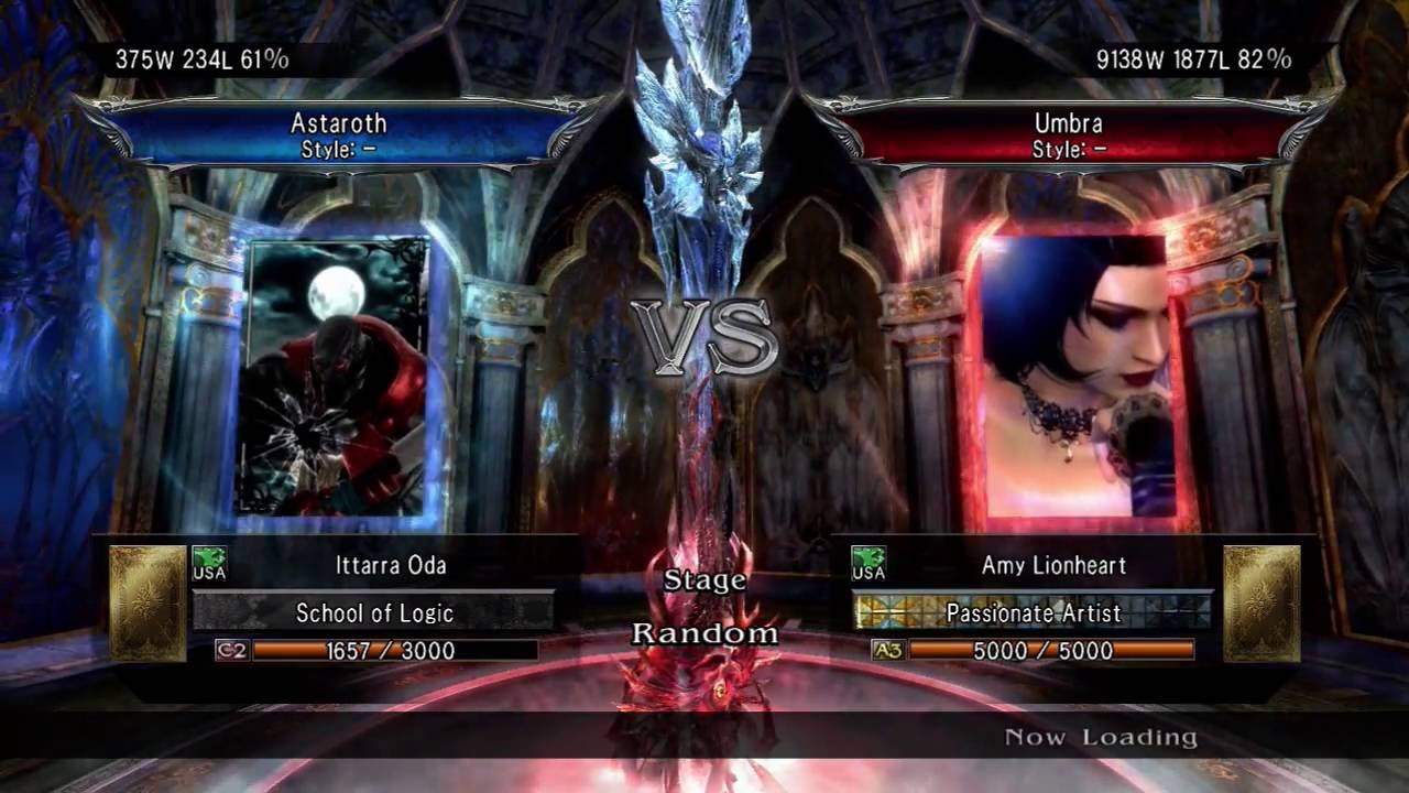 Soulcalibur V: Ittarra Oda (Astaroth) Vs. Amy Lionheart (Viola)