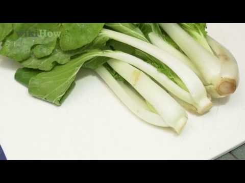 Comment couper bok choy