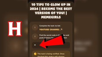 10 Tips To Glow Up In 2024 | Become The Best Version Of You | MemeFi Code Today