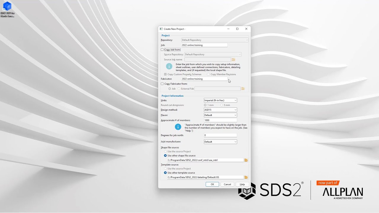 SDS2 2022 Начало работы: Создание проекта