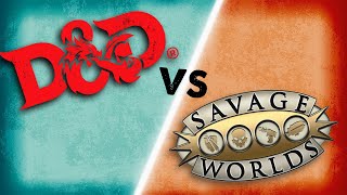 D&D vs Savage worlds | TTRPG | #Shorts