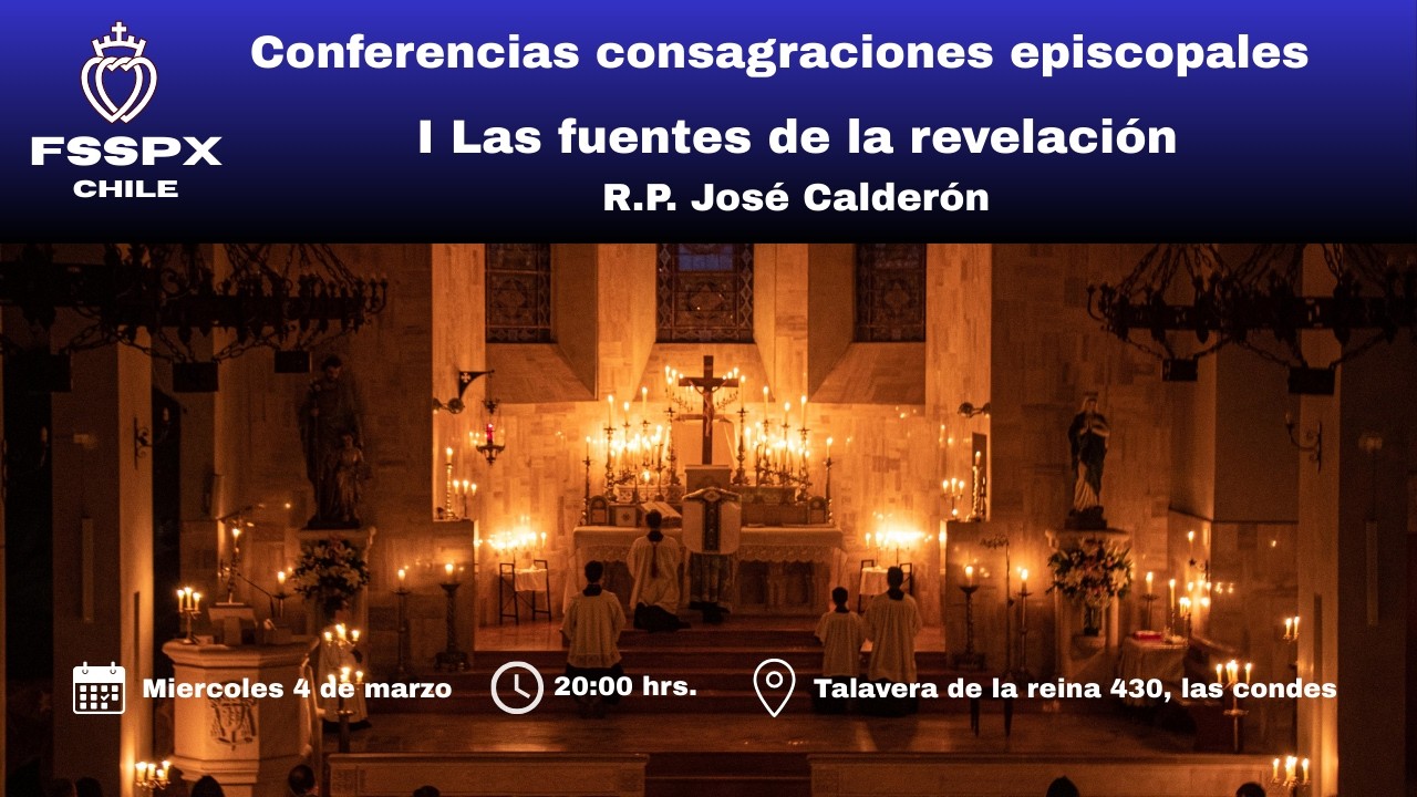 Conferencia FSSPX Consagraciones episcopales