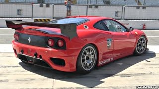 The 2004 ferrari 360 gtc is one of those racecars you don't see much
anymore. well, in this video you'll get chance to and hear it being
driven ar...