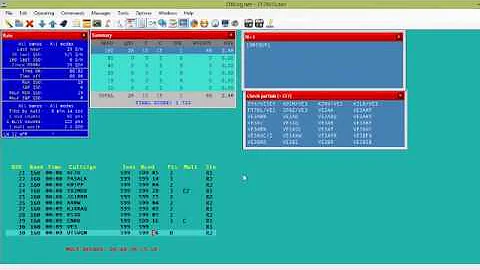 DX Log ZF2MJ Morse Runner 80Q/10min