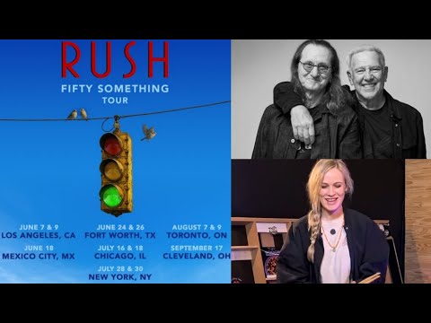 RUSH are back! 2026 Tour announced "Fifty Something" Tour dates/venues released!