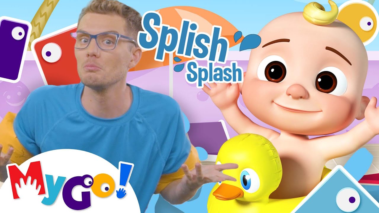 Splish Splash with JJ! | Songs for Kids | Swimming Song | Sign Language ...