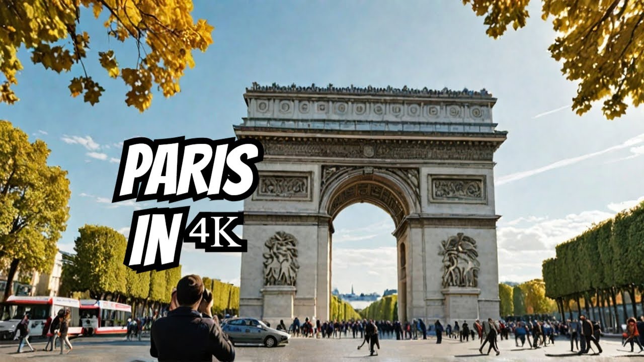 Paris, France Walking Tour : Champs Élysées, Arc de Triomphe 2024 Things to do Attractions Paris ⁴ᴷ