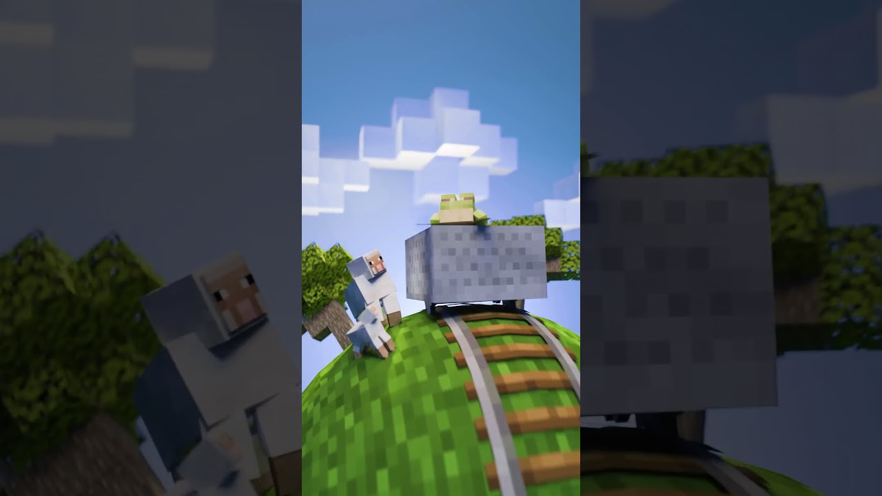 This Frog Has Seen Too Much... (Minecraft Loop) #minecraft #blender #minecraftanimation