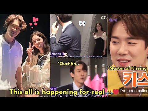 Yeonseok hits his feet with stool after getting a glimpse of Soobin in this beautiful dress😂❤️