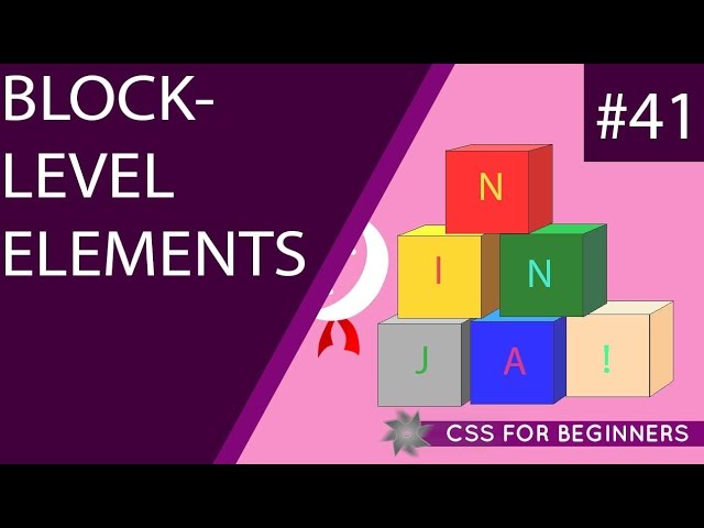 CSS Tutorial For Beginners 41 - Block-level Elements