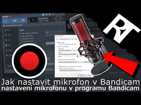 Jak nastavit mikrofon v Bandicam – pridání/nastavení mikrofonu (tutorial)