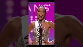 Hoa hậu Ngọc Châu với nhan sắc rạng rỡ tại Bán kết Miss Universe 2023