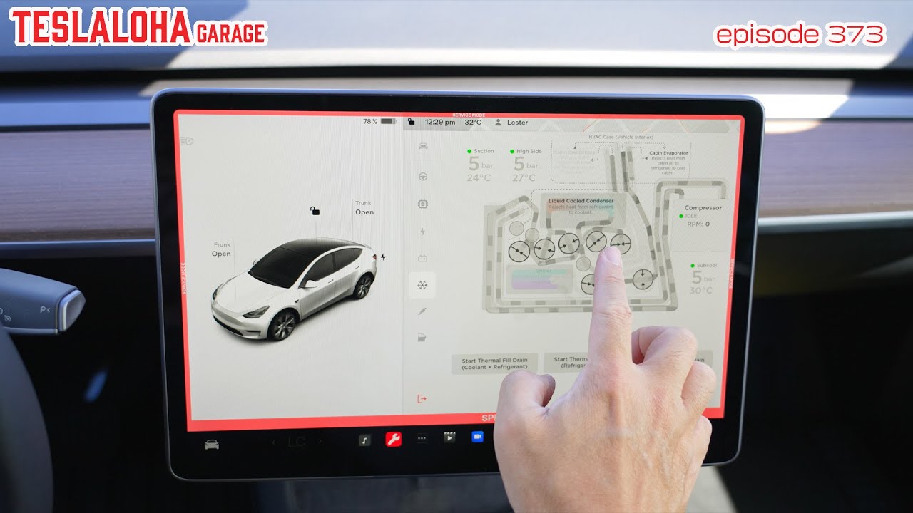 Easy access to Tesla Service Mode! TESLALOHA GARAGE Episode 373