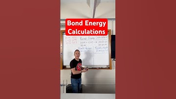 How do you work out the energy change of a chemical reaction using bond energies? #chemistrypaper1