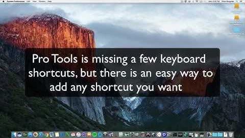 Custom Pro Tools Shortcuts