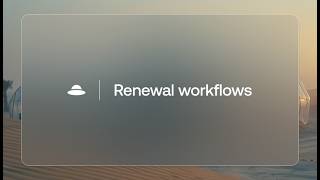 How to manage your Renewal Workflows
