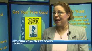 BBB Warns of NCAA Tournament Ticket Scams