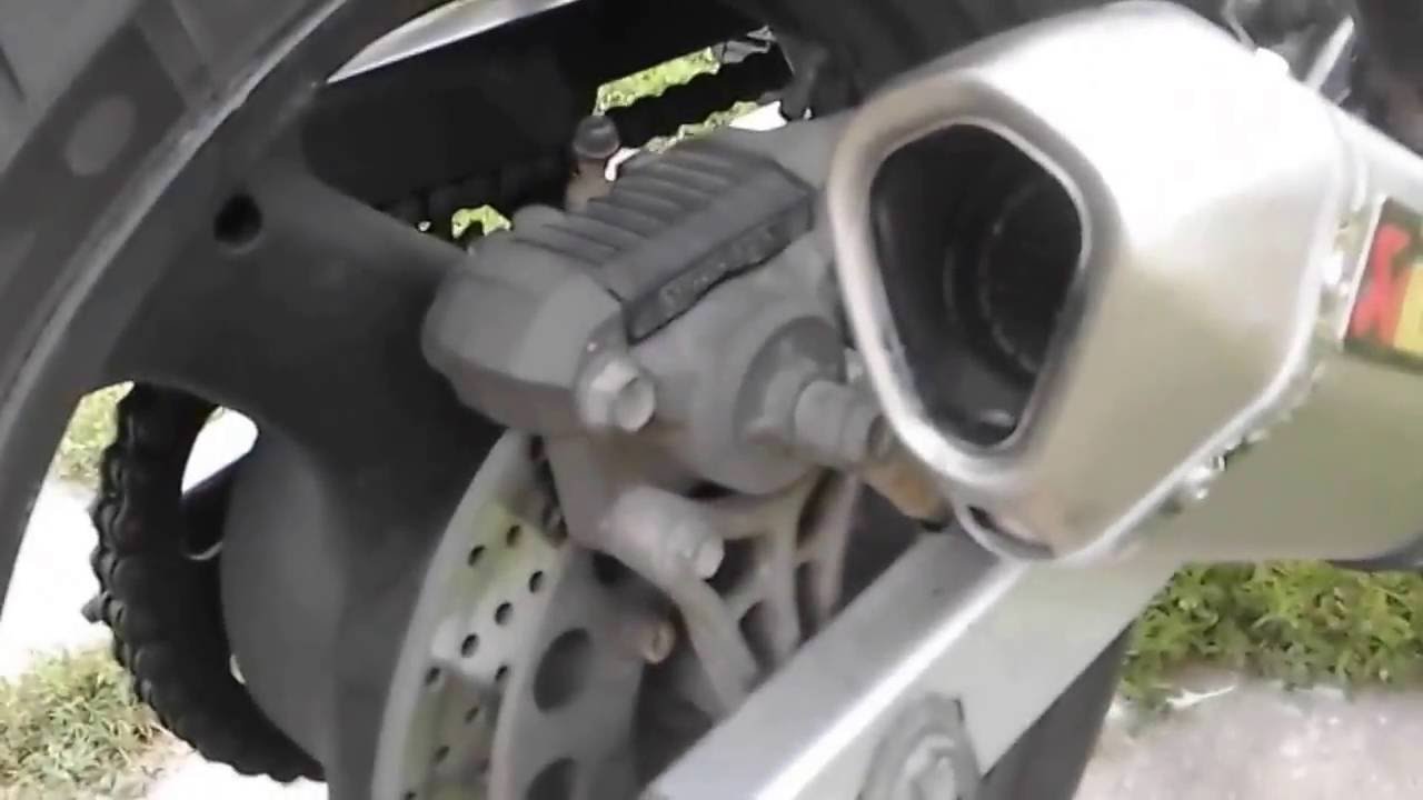 Akrapovich replica DB Killerrel,DB Killer nélkül.