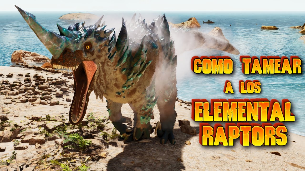 COMO TAMEAR a TUS RAPTORS ELEMENTALES en ARK ASCENDED - YouTube
