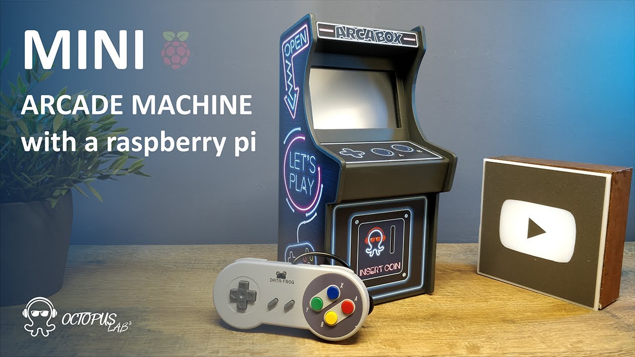 Mini Arcade Cabinet With A Raspberry Pi