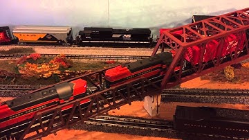 MTH DCS LAYOUT UPDATE (from the inside view) 12-25-14 Merry Christmas