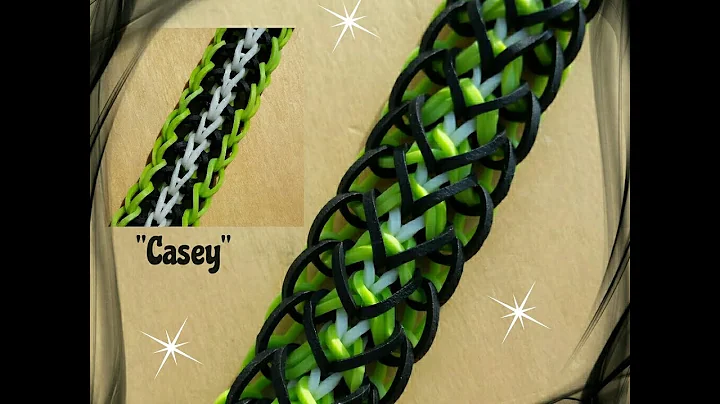 NEW "Casey" Rainbow Loom Bracelet/How To Tutorial