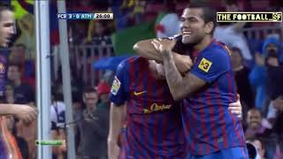 من_الذاكرة مباراة برشلونة واتلتيكو مدريد 5-0 كاملة[24-09-2011