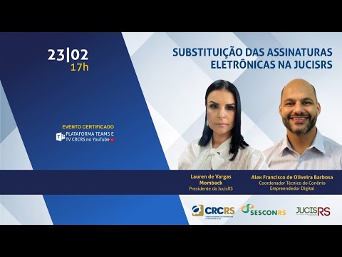 Substituição das Assinaturas Eletrônicas na JucisRS