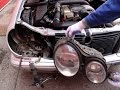 Снятие передней фары Mercedes W210 Headlight Removal