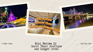 Review B2 Surat Thani Boutique and Budget Hotel -The atmosphere Tapi River & The City Pillar Shrine
