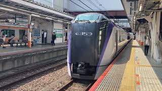 【S112編成】E353系長モトS112編成 JR中央線特急あずさ18号新宿行き 八王子駅発車