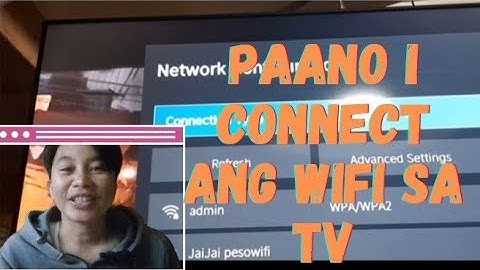 PAANO I CONNECT ANG WIFI SA TV,PAANO MAG CONNECT NG WIFI SA TV,@Alma Tutorials