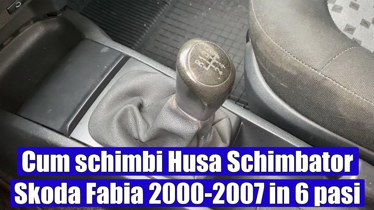 bucket germ Reverberation TUTORIAL: Cum schimbi husa / manson schimbator viteze la Skoda Fabia  (2000-2007) in 6 pasi - YouTube
