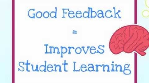Characteristics of Good Student Feedback