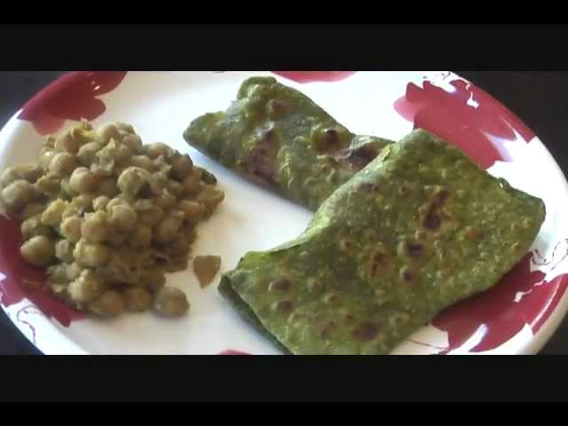 Spinach Paratha recipe, Palak Parantha - Indian food recipe | Eat East Indian