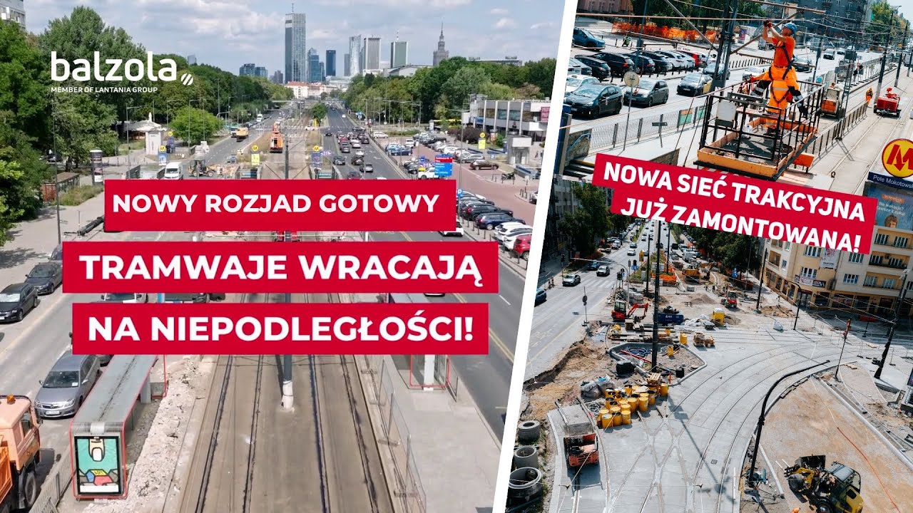 Nowy rozjazd tramwajowy na Rakowieckiej – tramwaje wracają na skrzyżowanie z Niepodległości!