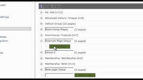 Deleting Old Page Groups  - Websiteforge Ecommerce Website