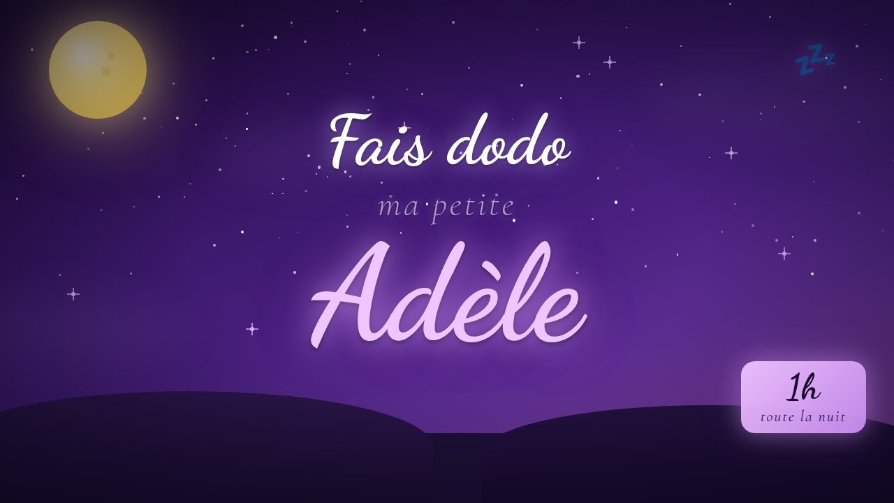 Berceuse Adèle — 60 min de musique douce pour dormir toute la nuit 🌙