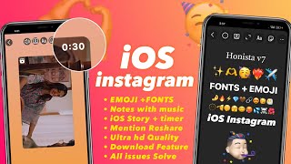 New Honista | All Problem Fixed 🔥 | iOS Emoji + iPhone Story with Timer + Fonts & 60-Sec Story & New