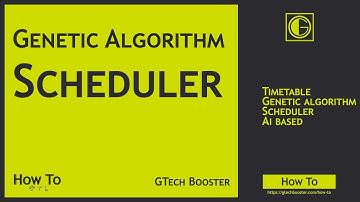 Genetic Algorithm Scheduler