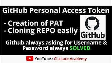 Github Personal Access Token Creation with Username & Password Solution