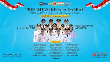 PRESENTASI KEPALA DAERAH KABUPATEN TERINOVATIF IGA 2025