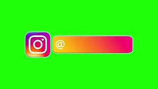 Instagram Follow Button Green Screen || Follow Animation Overlay 4K