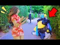 TRASHMAN PRANK IS BACK !!! GIVING THE BEST SCARES IN SPAIN